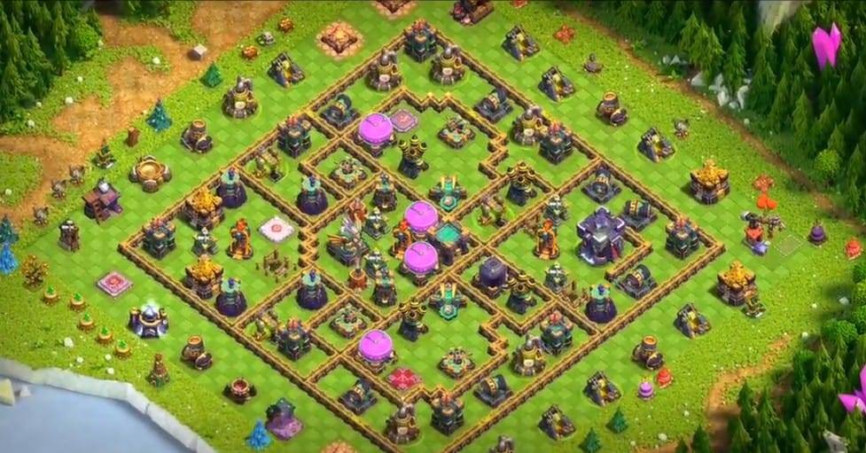 Farming Base TH15 With Link Max, Hybrid - Layout  Plan  Design - Clash of Clans - #26