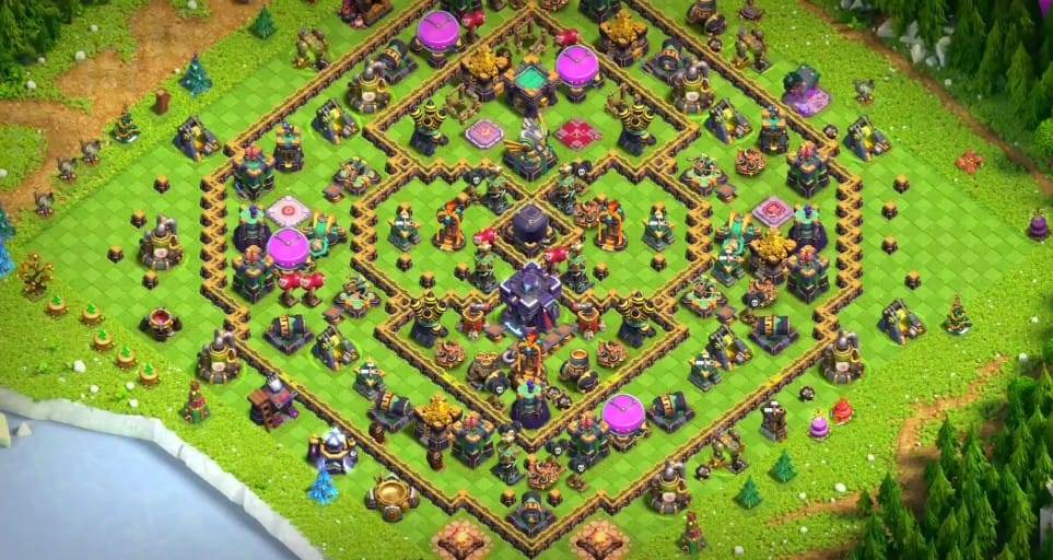 Farming Base TH15 With Link Max, Hybrid - Layout  Plan  Design - Clash of Clans - #29