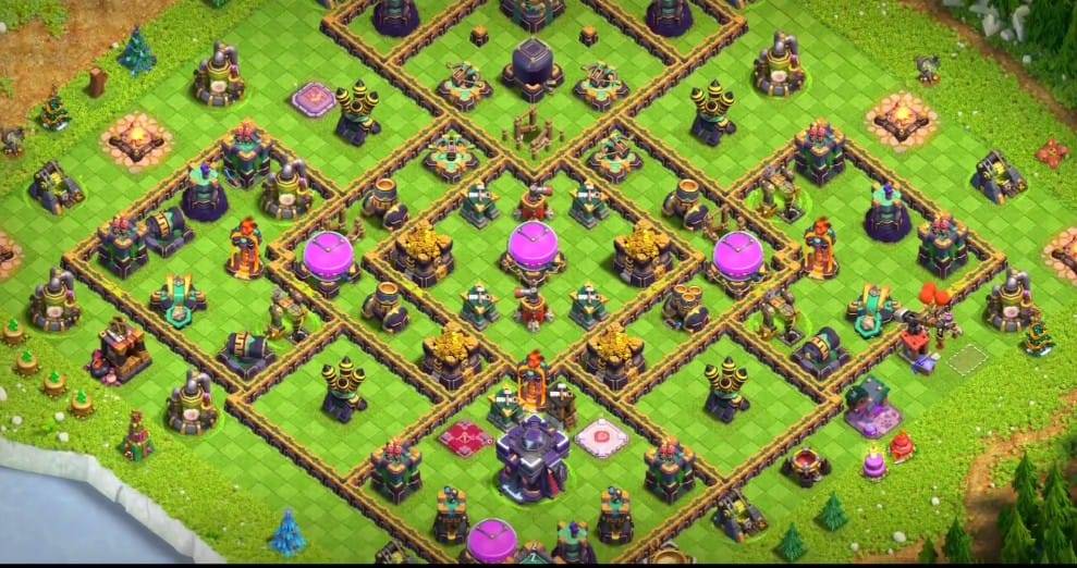 Farming Base TH15 With Link Max, Hybrid - Layout  Plan  Design - Clash of Clans - #18