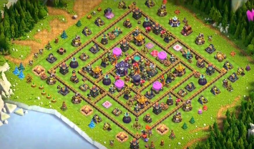 Farming Base TH15 With Link Max, Hybrid - Layout  Plan  Design - Clash of Clans - #19