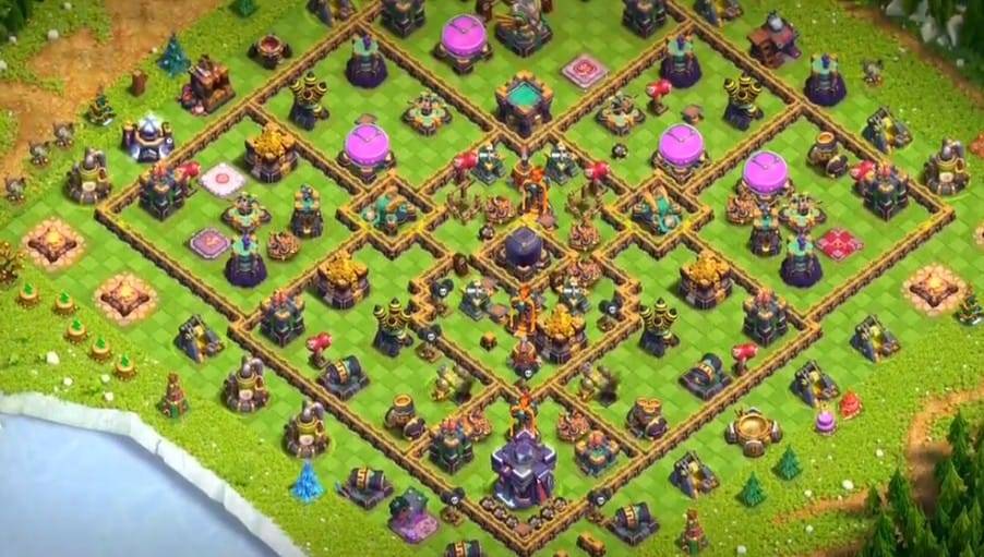 Farming Base TH15 With Link Max, Hybrid - Layout  Plan  Design - Clash of Clans - #20