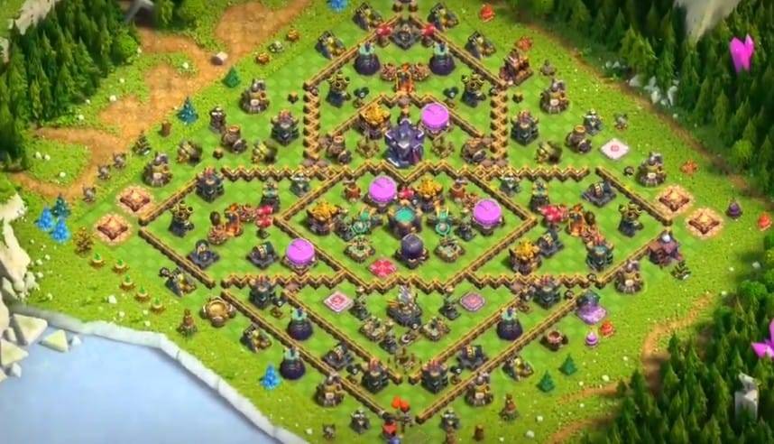 Farming Base TH15 With Link Max, Hybrid - Layout  Plan  Design - Clash of Clans - #6