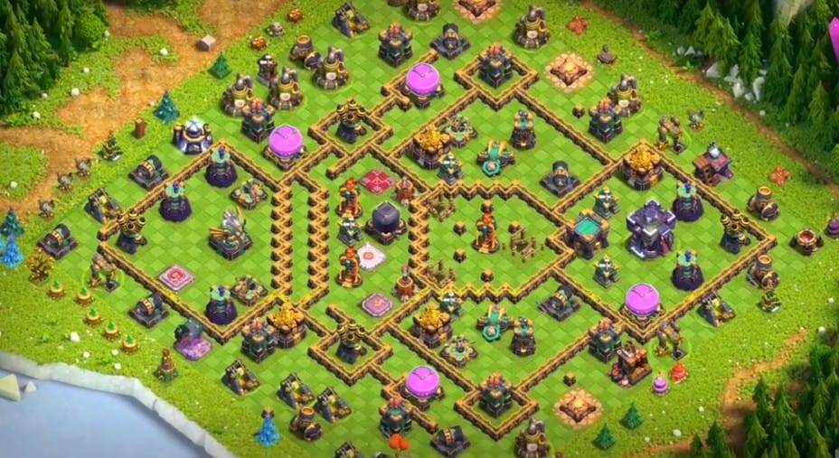 Farming Base TH15 With Link Max, Hybrid - Layout  Plan  Design - Clash of Clans - #22