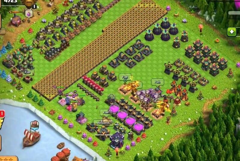 Troll Base TH15 with Link - Funny, Troll & Art Base Layout - Clash of Clans #1