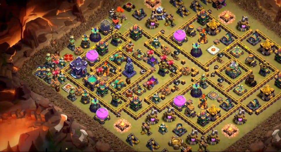 Trophy  Defense Base TH15 With Link TH Layout - Clash of Clans - #13