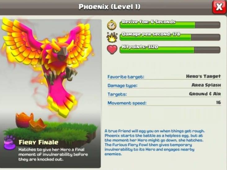 Th15 Coc Pet: Phoenix