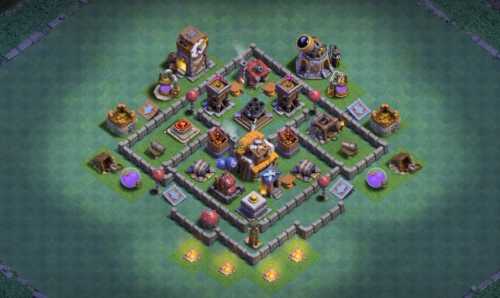 Builder Hall 5 Base with Link for COC - BH5 Layout Clash of Clans - #20