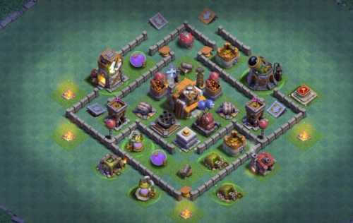 Builder Hall 5 Base with Link for COC - BH5 Layout Clash of Clans - #6
