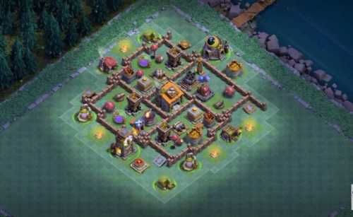 Builder Hall 6 Base with Link for COC - BH6 Layout Clash of Clans - #13