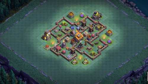 Builder Hall 6 Base with Link for COC - BH6 Layout Clash of Clans - #15