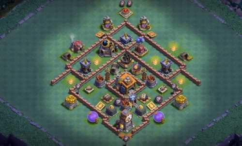 Builder Hall 7 Base with Link for COC - BH7 Layout Clash of Clans - #20