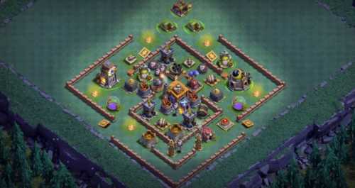 Builder Hall 7 Base with Link for COC - BH7 Layout Clash of Clans - #5