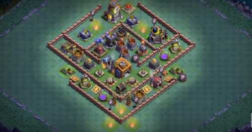 Builder Hall 7 Base with Link for COC - BH7 Layout Clash of Clans - #9