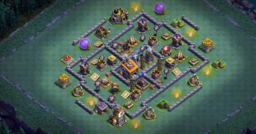 Builder Hall 8 Base with Link for COC - BH8 Layout Clash of Clans - #14