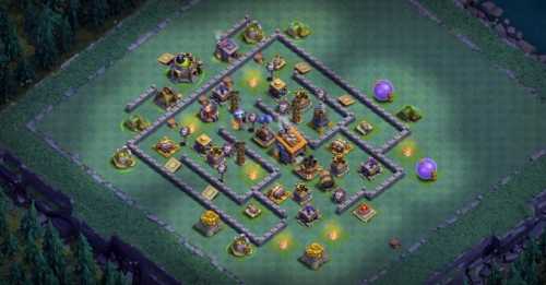 Builder Hall 8 Base with Link for COC - BH8 Layout Clash of Clans - #17