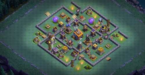 Builder Hall 8 Base with Link for COC - BH8 Layout Clash of Clans - #18