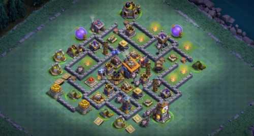 Builder Hall 8 Base with Link for COC - BH8 Layout Clash of Clans - #20
