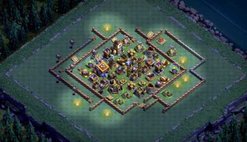 Builder Hall 9 Base with Link for COC - BH9 Layout Clash of Clans - #19