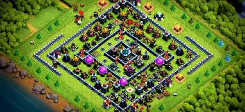 Farming Base TH13 With Link Max, Hybrid - Layout / Plan / Design - Clash of Clans - 8