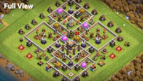 Farming Base TH11 With Link Max, Hybrid - Layout  Plan  Design - Clash of Clans - #4
