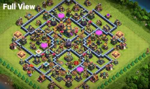 Farming Base TH14 With Link Max, Hybrid - Layout  Plan  Design - Clash of Clans  - #2