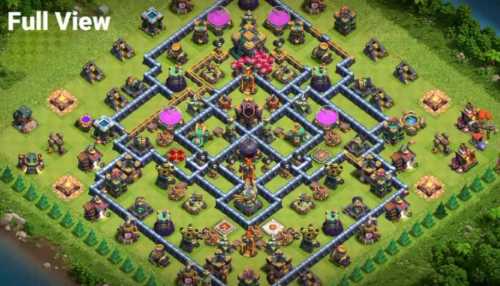 Farming Base TH14 With Link Max, Hybrid - Layout  Plan  Design - Clash of Clans  - #6