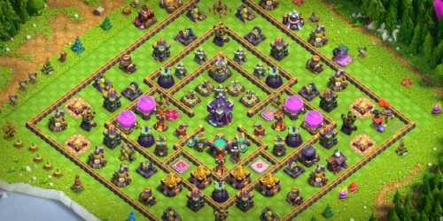 Farming Base TH15 With Link Max, Hybrid - Layout  Plan  Design - Clash of Clans - #17