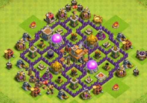 Farming Base TH7 With Link Max, Hybrid - Layout / Plan / Design - Clash of Clans 2022 - #1