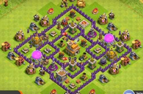 Farming Base TH7 With Link Max, Hybrid - Layout / Plan / Design - Clash of Clans 2022 - #4