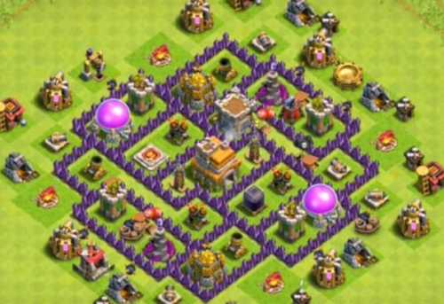 Farming Base TH7 With Link Max, Hybrid - Layout / Plan / Design - Clash of Clans 2022 - #5