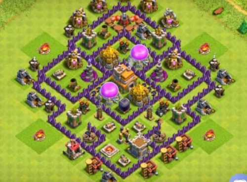 Farming Base TH7 With Link Max, Hybrid - Layout / Plan / Design - Clash of Clans 2022 - #6