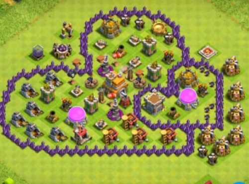Farming Base TH7 With Link Max, Hybrid - Layout / Plan / Design - Clash of Clans 2022 - #7