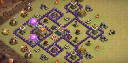 War Base TH7 with Link CWL War Base Layout 2022 – Clash of Clans, #9