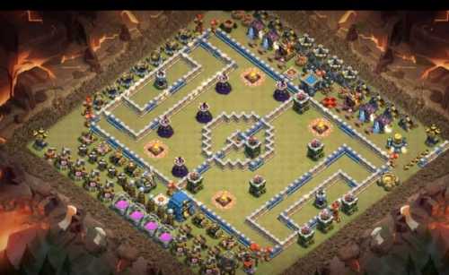 Troll Base TH12 with Link - Funny, Troll  Art Base Layout - Clash of Clans, #1