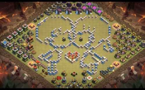 Troll Base TH12 with Link - Funny, Troll  Art Base Layout - Clash of Clans, #3