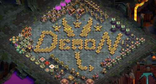 Troll Base TH14 with Link - Funny, Troll  Art Base Layout - Clash of Clans, #3