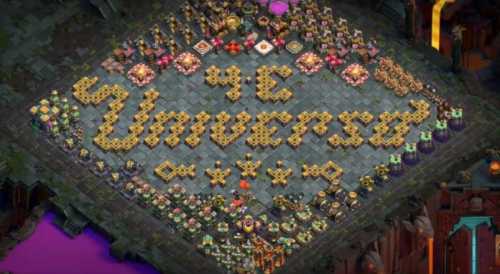 Troll Base TH14 with Link - Funny, Troll  Art Base Layout - Clash of Clans, #7