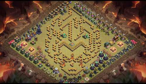 Troll Base TH15 with Link - Funny, Troll  Art Base Layout - Clash of Clans #12