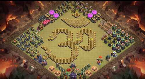 Troll Base TH15 with Link - Funny, Troll  Art Base Layout - Clash of Clans #15