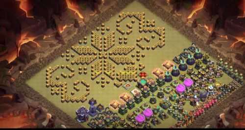 Troll Base TH15 with Link - Funny, Troll  Art Base Layout - Clash of Clans #24