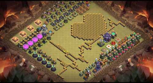 Troll Base TH15 with Link - Funny, Troll  Art Base Layout - Clash of Clans #28