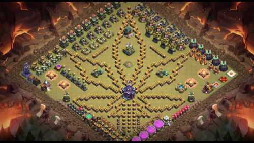 Troll Base TH15 with Link - Funny, Troll  Art Base Layout - Clash of Clans #32