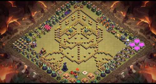 Troll Base TH15 with Link - Funny, Troll  Art Base Layout - Clash of Clans #52