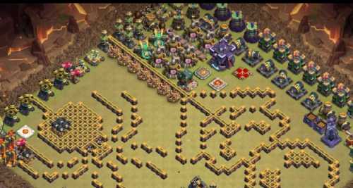 Troll Base TH15 with Link - Funny, Troll  Art Base Layout - Clash of Clans #53