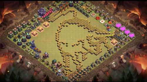 Troll Base TH15 with Link - Funny, Troll  Art Base Layout - Clash of Clans #55
