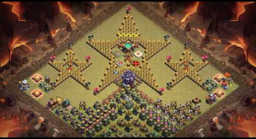 Troll Base TH15 with Link - Funny, Troll  Art Base Layout - Clash of Clans #6