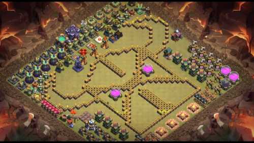 Troll Base TH15 with Link - Funny, Troll  Art Base Layout - Clash of Clans #61