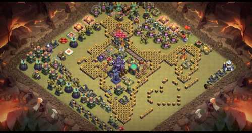 Troll Base TH15 with Link - Funny, Troll  Art Base Layout - Clash of Clans #63