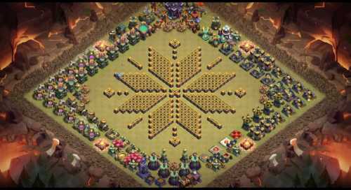 Troll Base TH15 with Link - Funny, Troll  Art Base Layout - Clash of Clans #8