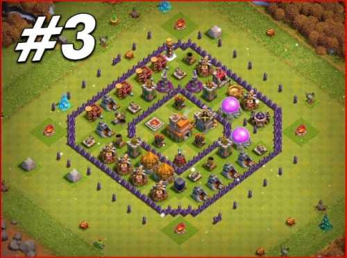 Here Are The Best Trophy / Defense Base TH7 With Link Level 7 Trophy Layouts - Clash of Clans 2022 - #3
